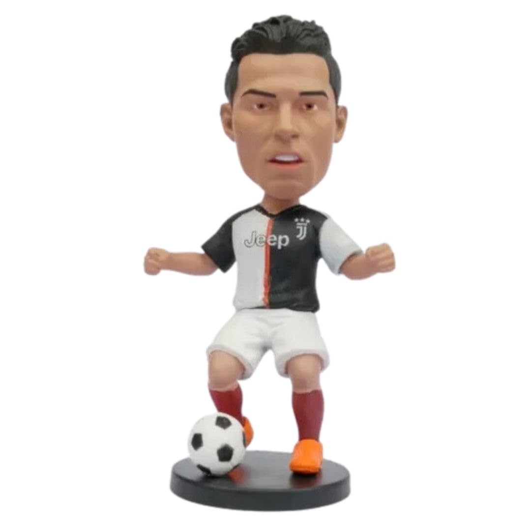 Mayatra's Football Player Figure - Premium Sports Action Figure for Fans, Kids, and Collectors - Detailed Design, Perfect for Display, Gifting (Ronaldo Jeep)