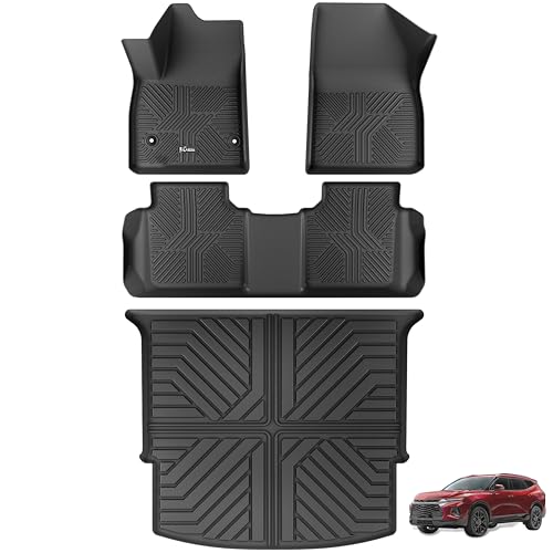 KARPAL Floor Mats for 2019-2025 2026 Chevy Blazer Gas Only (Not for EV & Trailblazer) All-Weather TPE Custom Fit Floor Liners Car Accessories