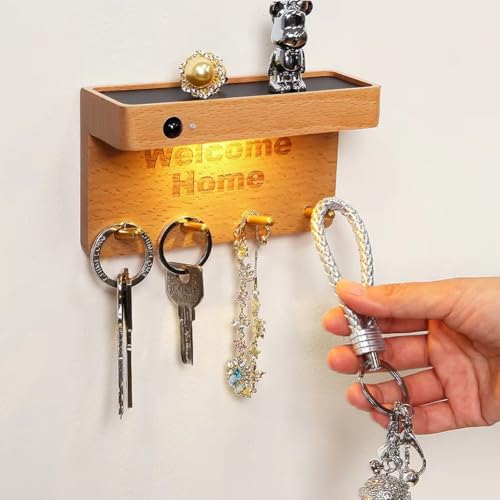 Lámparas de Pared con Gancho para Llaves y Luces con Sensor Corporal 7