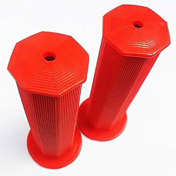 Amazon | 八角 ラバー グリップ 赤 ハンドル バーエンド 非貫通