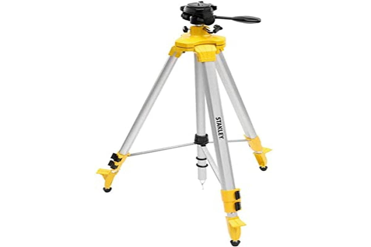 Stanley - Trépied Aluminium à Colonne Tête Pivotante - 97 A 250 cm - STHT77643-1 Jaune