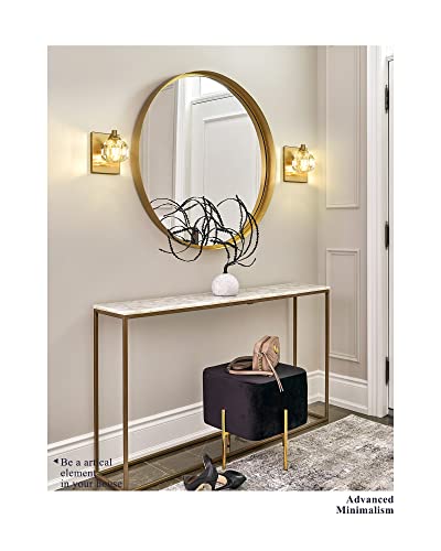 Coyilap Gold Wall Sconce Set Of Two, K9 Crystal Vanity Light, Modern Bathroom Light Fixtures, Gold Wall Lamp For Bathroom Bedroom Hallway, Bd009-1-G2 #TOP7