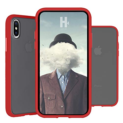 Mercury Peach Garden Two-Material Case with Smoke Back for Apple iPhone 6/6S/7/8 Red