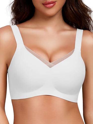 Image of Gailife Crossover Bras for Women No Underwire Wireless Bralettes Seamless Supportive T Shirt Everyday Bras