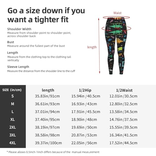 Leggings de compresión mujer antiloop mallas gimnasio dinosaurio comodidad 5