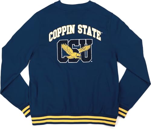 Big Boy Coppin State Eagles S6 Mens Cardigan [Navy Blue] - ID#71081-115-85-0-02