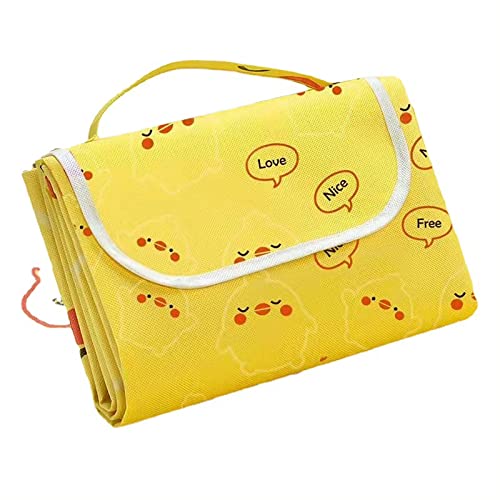 MARMODAY Hoja de ocio Picnic Hoja Camping Mat Adecuado 6-8 personas 2 * 2 m Tipo de bolsa con mango Carpa Mat Ocio Mat Cover