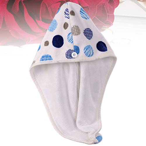 Minkissy Cabelo Toalha De Secagem Rápida Velo Coral Banho Cabelo Toalha De Microfibra de Cabelo Toal