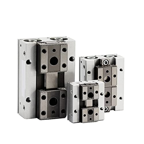 Cilindro neumático MHF2-8D deslizante de alta precisión y guía paralela 5