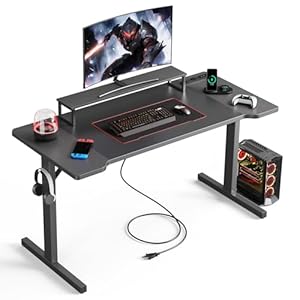 【再開】DOMICON 幅140cmゲーミングデスク コンセント付き モニター台付き 6,466円送料無料！