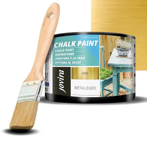 JOVIRA PINTURAS Tiza Chalk Paint al Agua Mate + Pincel especial para madera. Renueva tus