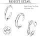 ORAZIO 3PCS Einstellbare Zehenringe für Frauen Silberfarbener minimalistischer offener Zehenring Satz Sommer Strand Fuß Schmuck Set Geschenke für Frauen Mädchen 5