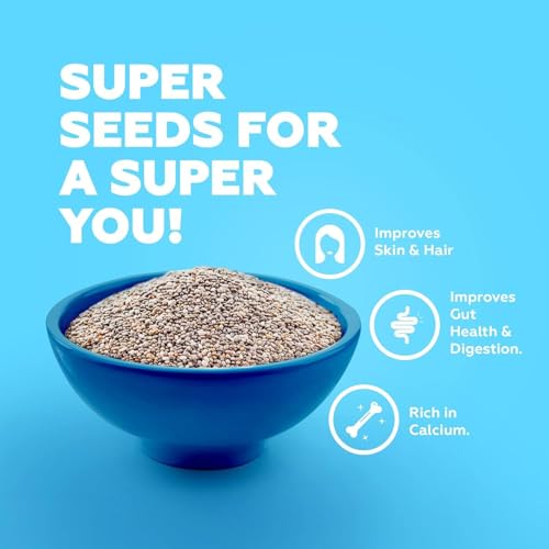 Image of Yogabar Chia Seeds and Pumpkin Seeds Combo Pack 1Kg (500g*2, Pack of 2)