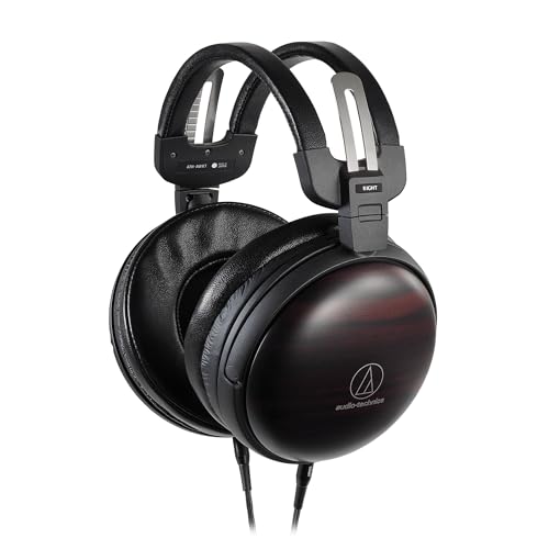 Image of Audio-Technica ATH-AWKT Over-Ear Headphones with Kokutan (Striped Ebony)