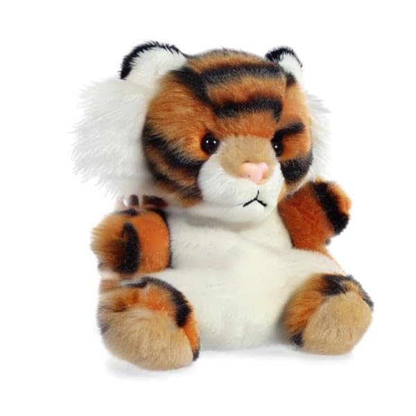 Aurora® Adorable animal en peluche Palm Pals™ Indy Tiger™ – Jeu de poche – Amusant à collectionner – Orange 12,7 cm 41hAKAB1c4L. SS600