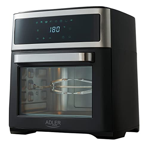 Adler Airfryer Ugn AD 6309 - 1700 W, 13 L, Rostfritt Stål/ Svart