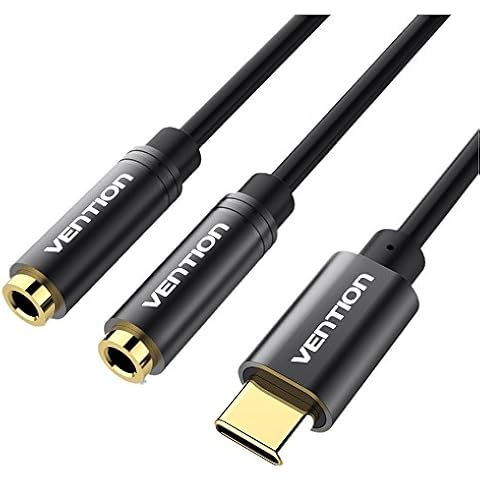 Adaptador de audio tipo C a conector de 3,5 mm para auriculares Vention Cover
