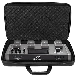 Fit to Sheeran Looper X + extra cables Cover main material 600D polyester with 5 mm EVA durashock moulded body Water repellent durable fabric exterior Protective egg-crate foam prevent damage from vibrations & shocks Black soft fleece interior Conven...