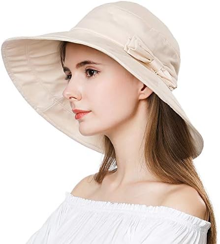 Womens UPF50 Cotton Packable Summer 