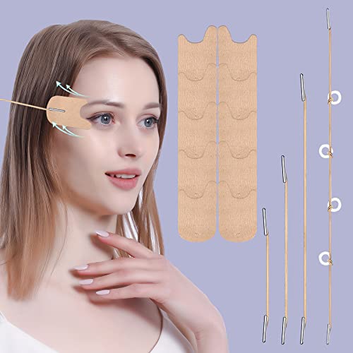 Fitas de rugas para olhos, fitas faciais, pés de galinha, adesivos para levantar os olhos, bandas de