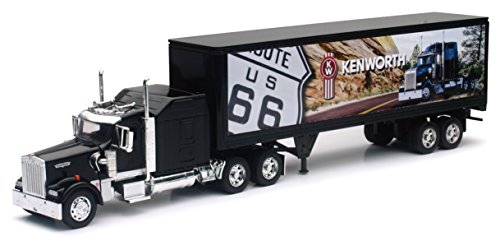 New Ray Camion 1/32 Kenworth Kw700 - Carpeta de Ruedas (Escala 1/62, 810395), Color Negro