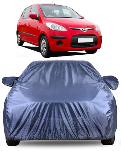 Image of Autofact Premium Car Cover for i10 2007-2017 | All Weather Water-Resistant Full Body Car Cover | Light-Weight Triple-Stitched Outdoor Shield with UV Protection, Dustproof & Heat-Resistant