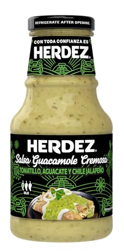 HERDEZ Salsa Cremosa Chipotle 240 g – Salsa Mexicana Cremosa de Chipotle para Nachos, Carnes y Recetas