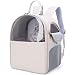 OLOTU Pet Backpack Ventilate Transparent Cat Carrier, Large Capacity Pet Backpack for Cats Dogs and Small Animals, Portable Cat Backpack Carrier Spacious