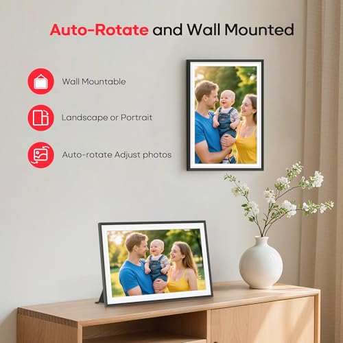 Image of Digital Photo Frame (Black, B03)