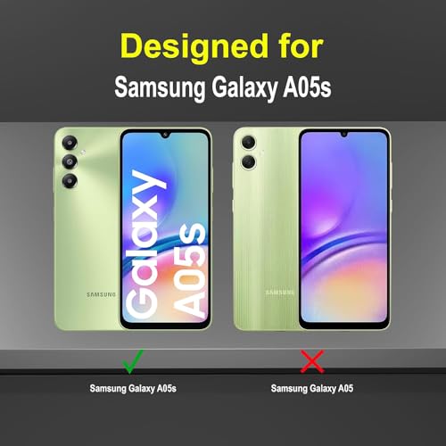 Image of amazon basics Basic Case for Samsung Galaxy A05s 4G (Polycarbonate, Thermoplastic Polyurethane Blue)