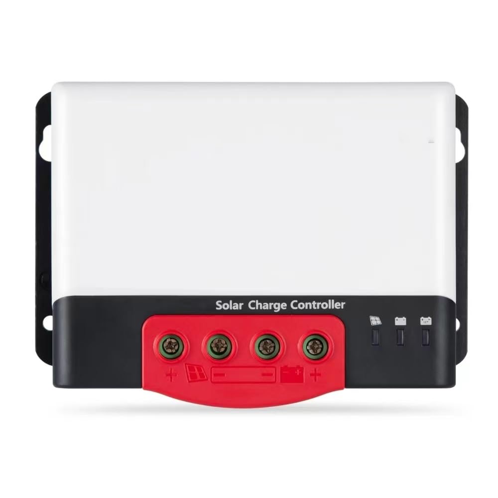 Gerrit MC2450N10 50A MPPT Solar Charge Controller front view with terminals and indicator lights.