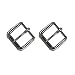 Tandy Leather Antique Nickel 1-1/2" Napa Roller Buckle 1643-21, TWO Pack