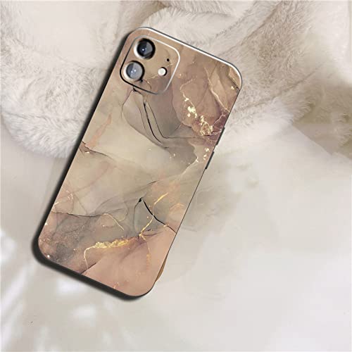 Coque marbre de luxe iPhone 13 et 12 en silicone chic et robuste