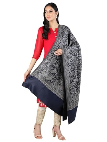 CHKOKKO Women Winter Shawls Stylish Woolen Stoles