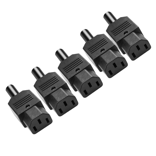 Conector de enchufe IEC C13 hembra 3 pines x5 miniatura 1