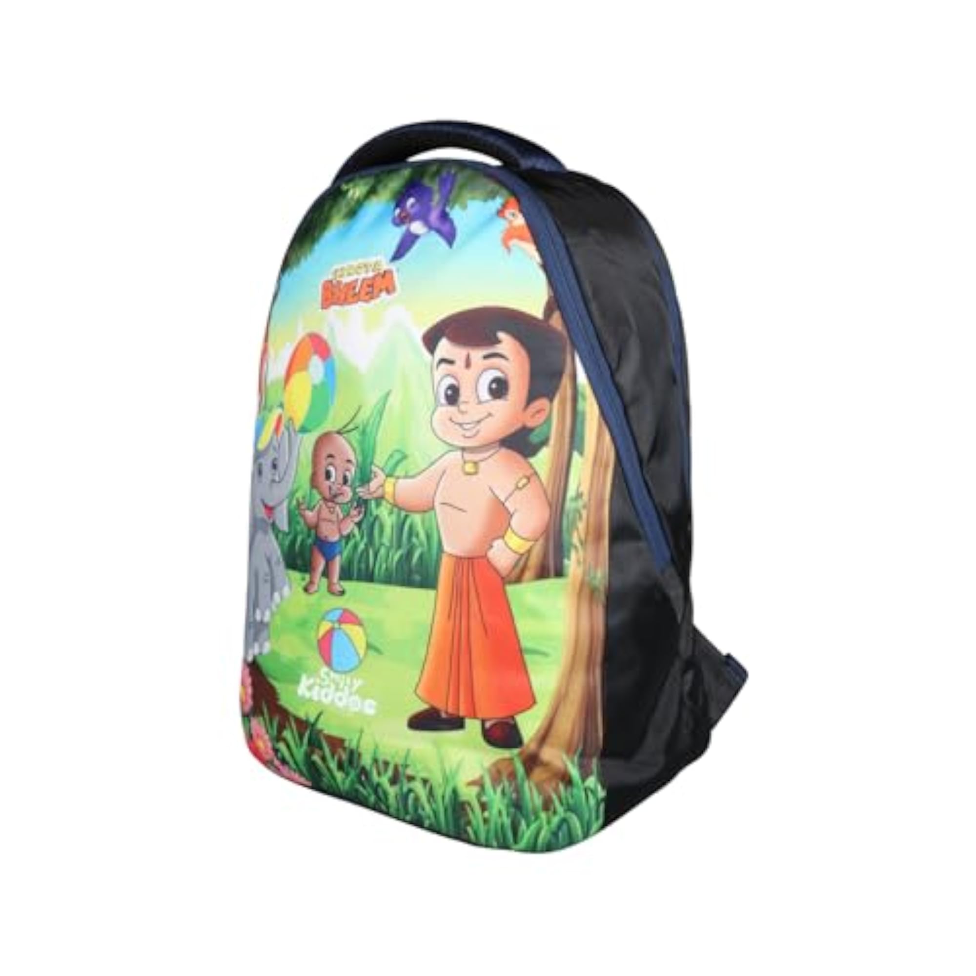 Licensed Chhota Bheem Junior Backpack 2 - N Blue & Black