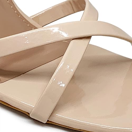 Image of WFS Women 3.5 Inch Elegant Block Heel Sandals for Women with Ankle Strap