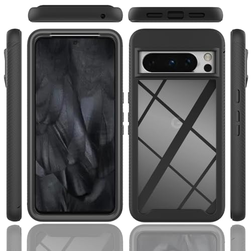 XINNI Case for Google Pixel 8 Pro, 360 Degree Shockproof Protective All-Round Protection with Built-in Screen Protector - Image 2