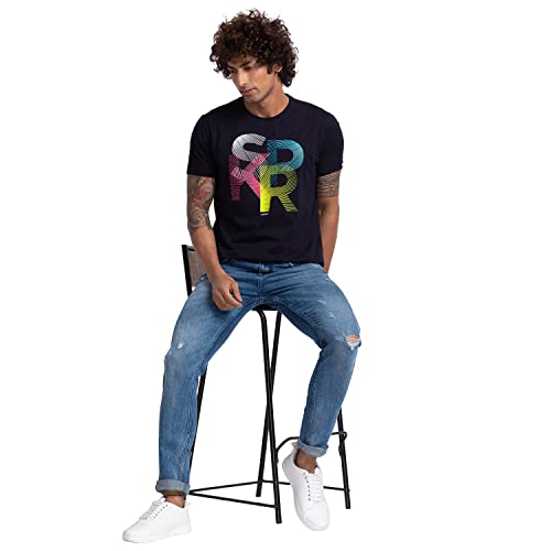 Image of Spykar Men Mid Rise Slim Fit Jeans