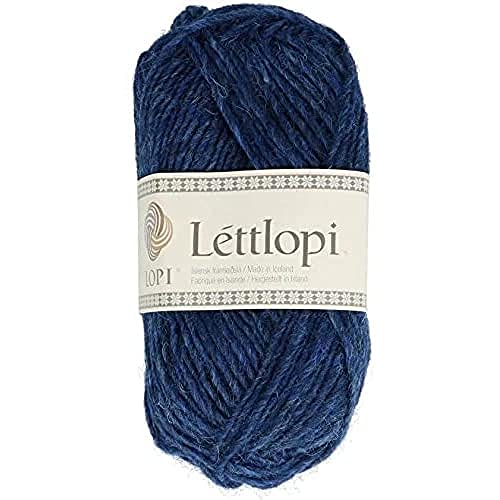 ÁLAFOSS - Icelandic yarn 1522-1403 Garn, 1403 Blau, 50g/1.75oz. 100m/109yd, 100 meter