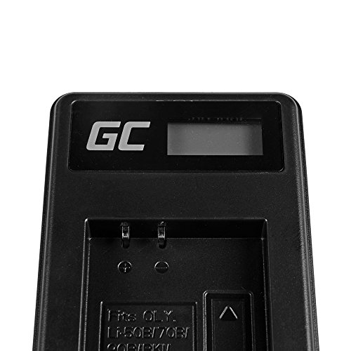 Green Cell LI-50C Caricabatterie per Olympus