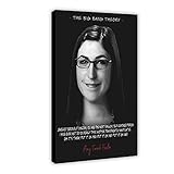 YINGXI Póster de la serie de televisión The Big Bang Theory, Amy Farrah Fowler, lienzo para decoración de pared, dormitorio, imagen deportiva, paisaje, oficina, decoración de habitación, marco de