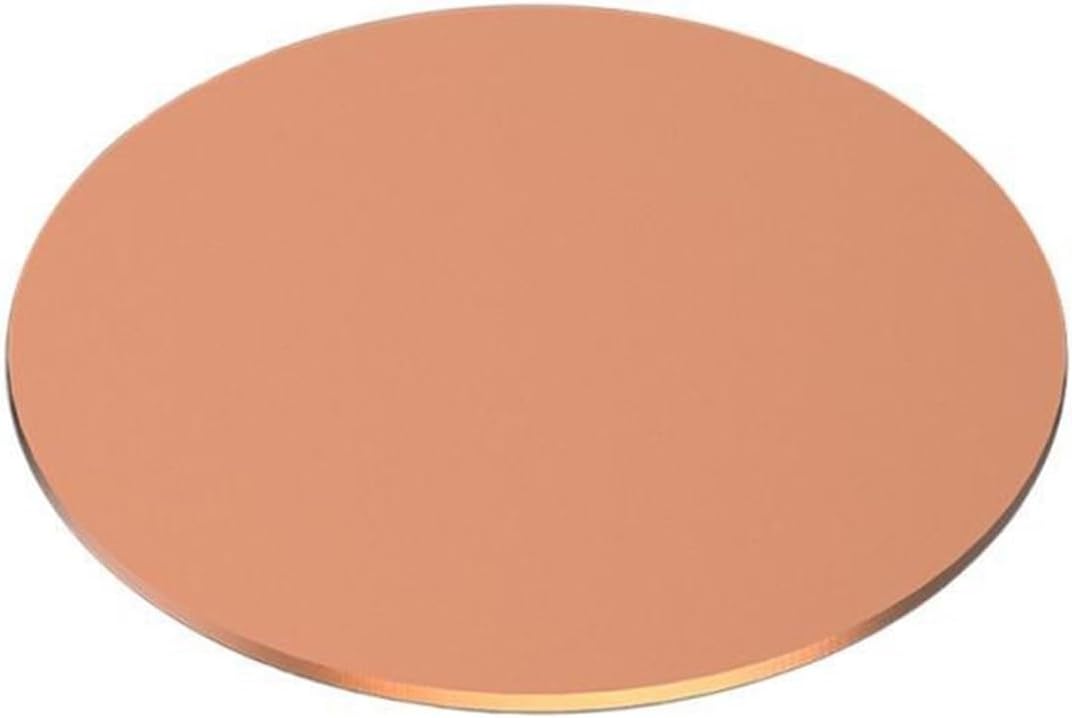 Thickness 0.5mm - 5mm Copper Disc Round Plate Sheet Dia. 10 20 30 50 60 80 100 150 200mm DIY(4x150mm)