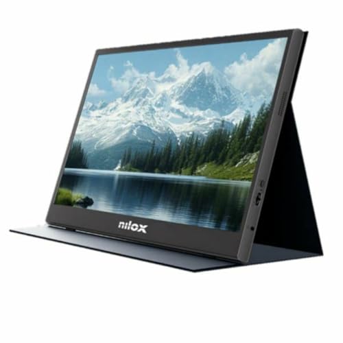 Nilox NXMP15FHD11 Monitor 15.6", FHD, Portable Display, Type-C and Mini HDMI Connections, Blue Light Reduction