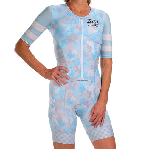 Zoot Women’s LTD Tri Aero Fz Racesuit, Short Sleeve Aerodynamic
