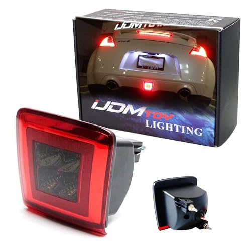 Campaign No. 2019030013 - LED Rear Fog Lamps - 2019 Mercedes-Benz Sprinter VS30 7 iJDMTOY Dark Red Lens LED Rear Fog Light Kit Compatible With 2009-2020 Nissan 370Z & 13-17 Juke Nismo, Powered by Red LED as Brake/Rear Fog & White LED as Backup Reverse Lamp