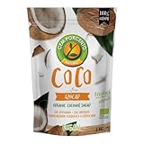 Azúcar de coco orgánica - Cem Porcento- 1 Kg