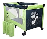 Ein sicheres und leichtes Reisebett mit weicher Matratze. Perfekt für unterwegs und zu Hause.