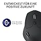 Logitech M720 Triathlon Multi-Device Kabellose Maus, Bluetooth, USB-Unifying-Empfänger, 1000 DPI, 6 programmierbare Tasten, 2-Jahres-Batterie, Für Laptop, PC, Mac, iPadOS - Grau