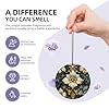 Car Air Fresheners set of 6 Car Hanging Air Freshener Golden Floral Pattern Hanging Scented Cards Aromatherapy Tablets for Car Car Interior Decor Hanging Fragrance Scented Cards for Car #3